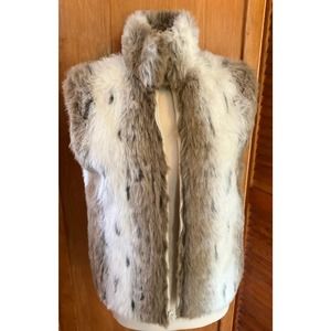 Vintage 70’s faux fur vest taylor made women’s large